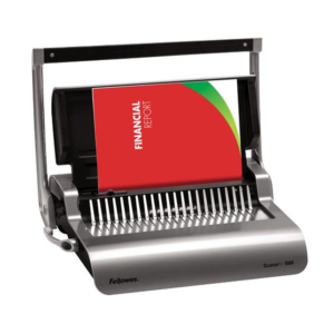 Fellowes Quasar+ 500 Comb Binder - 25 Sheet Punch, Heavy Duty