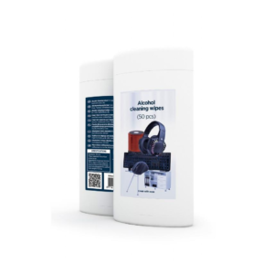 Gembird Alcohol Cleaning Wipes - 50 Pack, 70% Isopropyl
