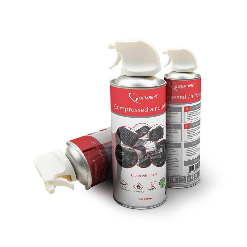 Gembird Compressed Air Duster 400ml - Flammable