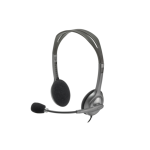 Logitech H110 Stereo Headset - Dual 3.5mm, Noise-Cancelling Mic