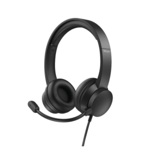 Trust HS-200 USB Headset - Lightweight, Inline Controls