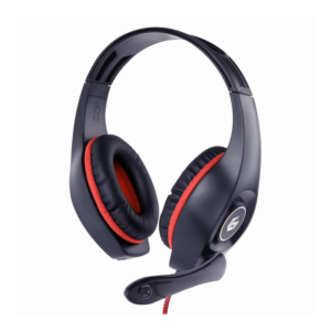 Gembird GHS-05-R Gaming Headset - Red and Black, 3.5mm