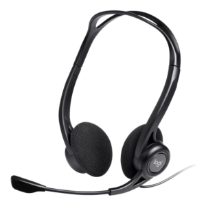 Logitech PC Headset 960 USB - Noise-Cancelling Microphone