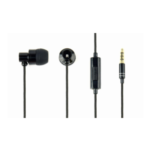 Gembird Paris In-Ear Headphones - Metal Design, Black