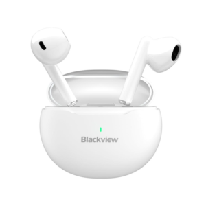 Blackview AirBuds 6 Wireless Earbuds - White, Bluetooth 5.3