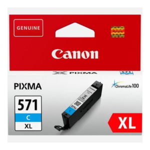 Canon CLI-571XL Cyan Ink Cartridge - High Yield, 7ml