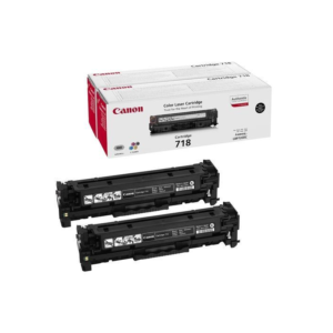 Canon 718 Black Toner Cartridge Twin Pack - 6,800 Pages