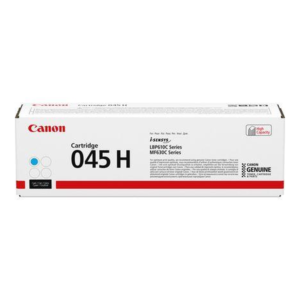 Canon 045H Cyan High Yield Toner Cartridge - 2,200 Pages