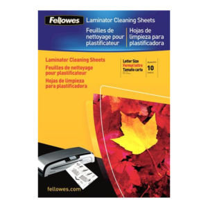 Fellowes A4 Laminator Cleaning and Carrier Sheets - Pack of 10