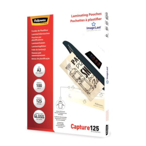 Fellowes ImageLast A3 Laminating Pouches - 125 Micron, 100 Pack