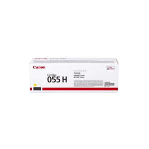 Canon 055H High Yield Yellow Toner Cartridge - 5,900 Pages