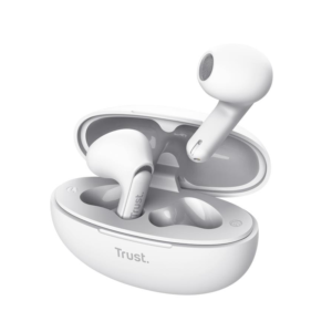 Trust Yavi Bluetooth Earphones - ENC Microphone, White