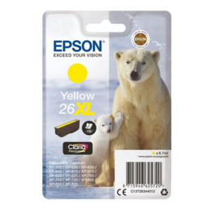 Epson 26XL Yellow Ink Cartridge - Claria Premium Ink
