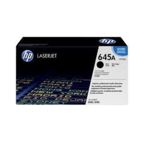 HP 645A Black Toner Cartridge - 13,000 Pages, LaserJet 5500